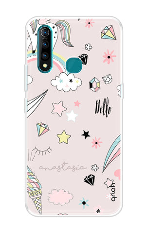 Unicorn Doodle Vivo Z5X Back Cover