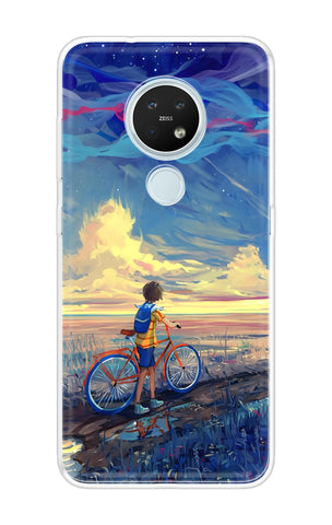 Riding Bicycle to Dreamland Nokia 7.2 Back Cover