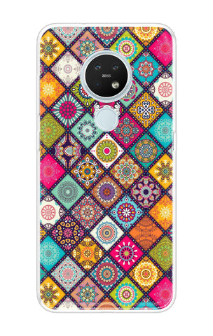Multicolor Mandala Nokia 7.2 Back Cover