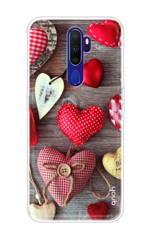 Valentine Hearts Oppo A9 2020 Back Cover