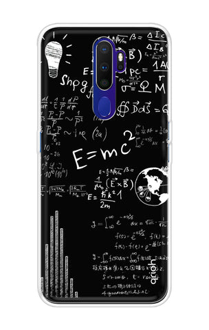 Equation Doodle Oppo A9 2020 Back Cover