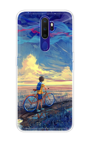 Riding Bicycle to Dreamland Oppo A9 2020 Back Cover