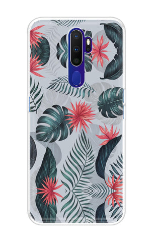 Retro Floral Leaf Oppo A9 2020 Back Cover