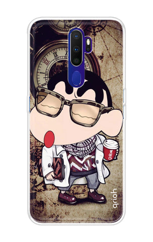 Nerdy Shinchan Oppo A9 2020 Back Cover