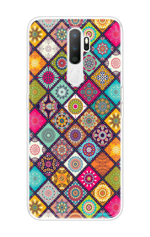 Multicolor Mandala Oppo A5 2020 Back Cover