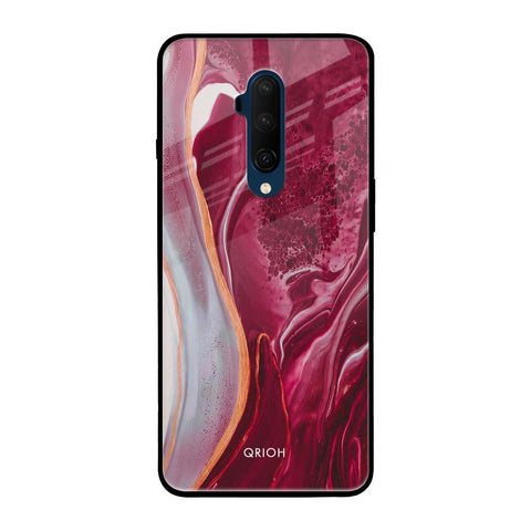 Crimson Ruby OnePlus 7T Pro Glass Back Cover Online