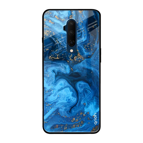 Gold Sprinkle OnePlus 7T Pro Glass Back Cover Online