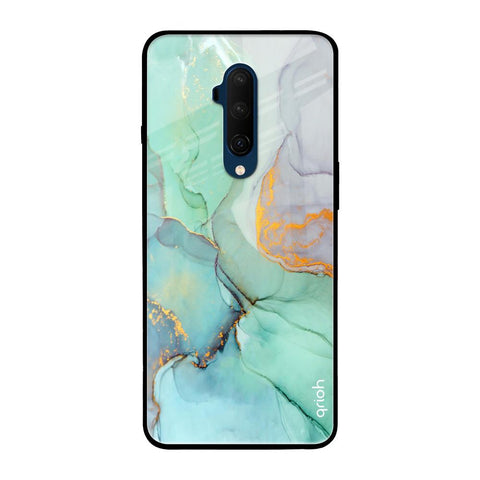 Green Marble OnePlus 7T Pro Glass Back Cover Online