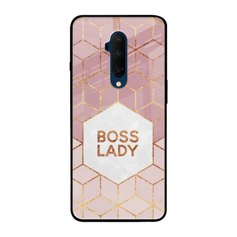 Boss Lady OnePlus 7T Pro Glass Back Cover Online