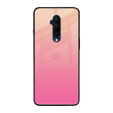 Pastel Pink Gradient OnePlus 7T Pro Glass Back Cover Online