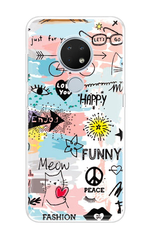 Happy Doodle Nokia 6.2 Back Cover