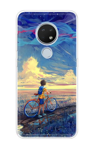 Riding Bicycle to Dreamland Nokia 6.2 Back Cover