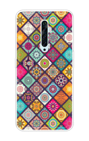 Multicolor Mandala Oppo Reno2 F Back Cover