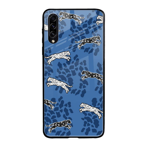 Blue Cheetah Samsung Galaxy A70s Glass Back Cover Online