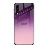 Purple Gradient Samsung Galaxy A70s Glass Back Cover Online