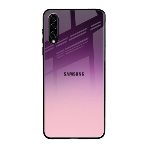 Purple Gradient Samsung Galaxy A70s Glass Back Cover Online