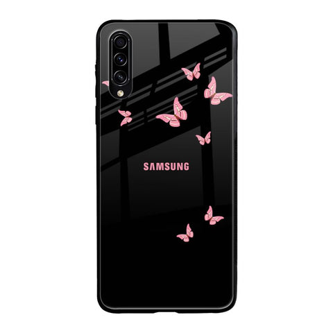 Fly Butterfly Samsung Galaxy A70s Glass Back Cover Online