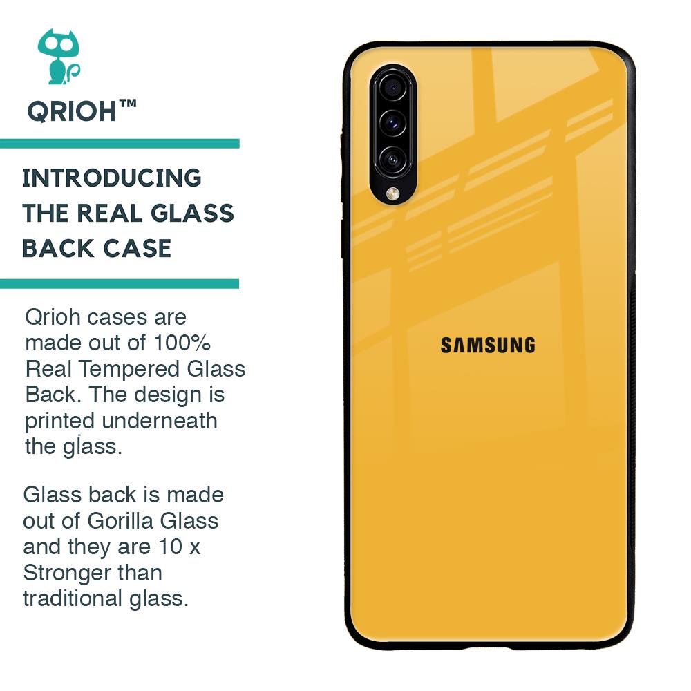 Fluorescent Yellow Glass case for Samsung Galaxy A70s