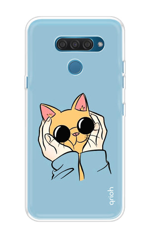 Attitude Cat LG Q60 Back Cover