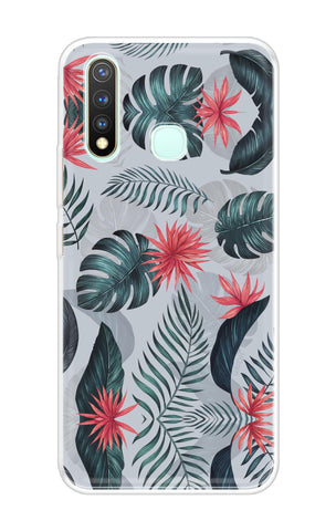 Retro Floral Leaf Vivo Y19 Back Cover