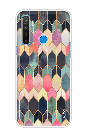 Shimmery Pattern Realme 5s Back Cover