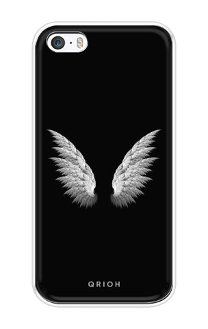 White Angel Wings iPhone SE Back Cover