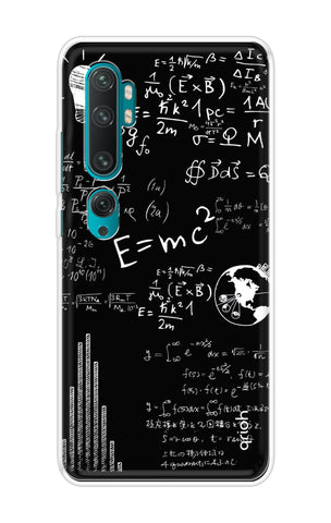 Equation Doodle Xiaomi Mi Note 10 Back Cover