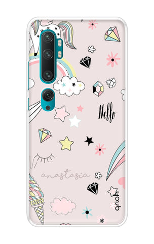 Unicorn Doodle Xiaomi Mi Note 10 Back Cover
