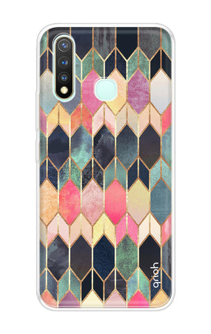 Shimmery Pattern Vivo U20 Back Cover