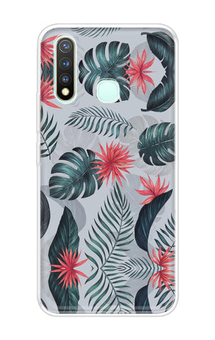 Retro Floral Leaf Vivo U20 Back Cover