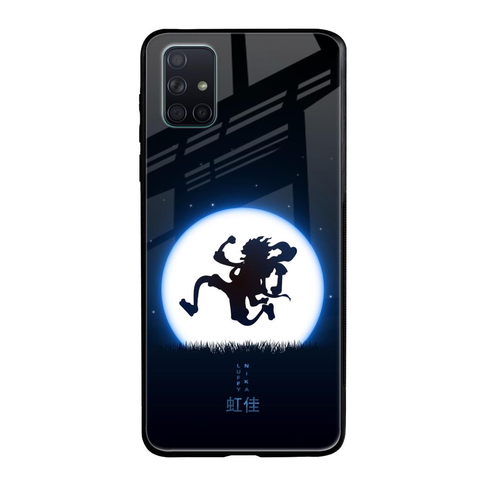 Luffy Nika Samsung Galaxy A51 Glass Back Cover Online