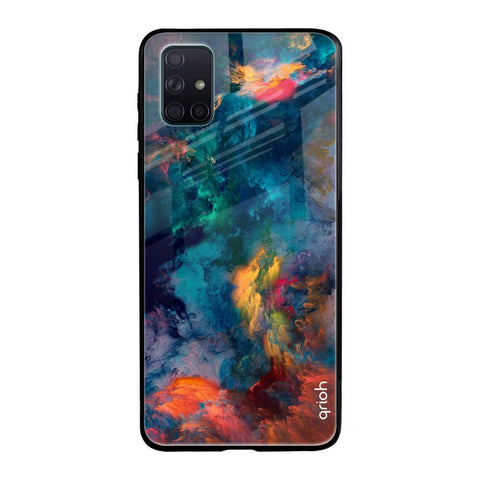 Cloudburst Samsung Galaxy A51 Glass Back Cover Online