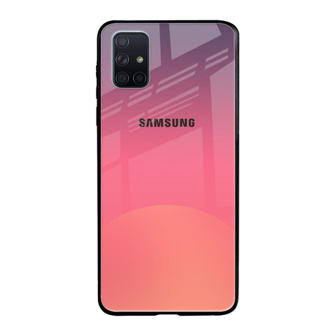 Sunset Orange Samsung Galaxy A51 Glass Cases & Covers Online