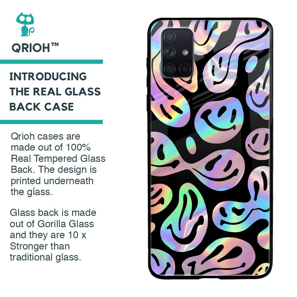 Acid Smile Glass Case for Samsung Galaxy A51
