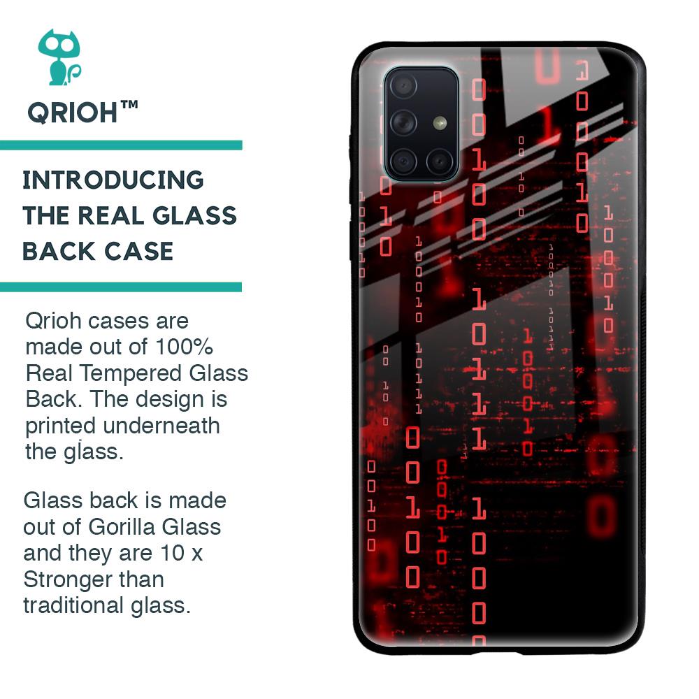 Let's Decode Glass Case For Samsung Galaxy A51