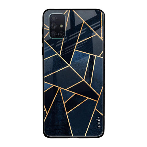 Abstract Tiles Samsung Galaxy A71 Glass Back Cover Online