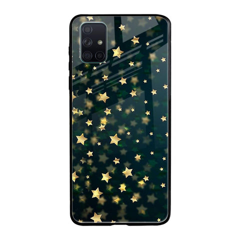 Dazzling Stars Samsung Galaxy A71 Glass Back Cover Online