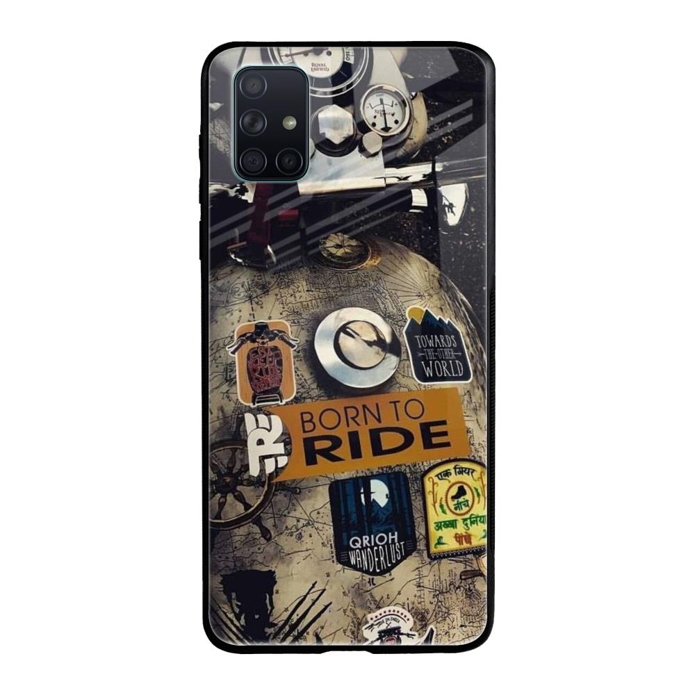 Ride Mode On Samsung Galaxy A71 Glass Back Cover Online