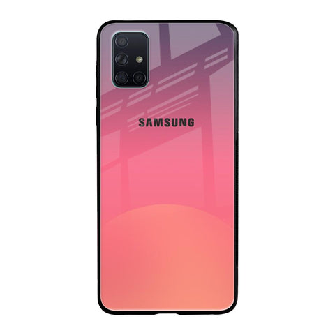 Sunset Orange Samsung Galaxy A71 Glass Cases & Covers Online
