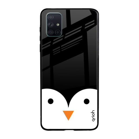 Cute Penguin Samsung Galaxy A71 Glass Cases & Covers Online