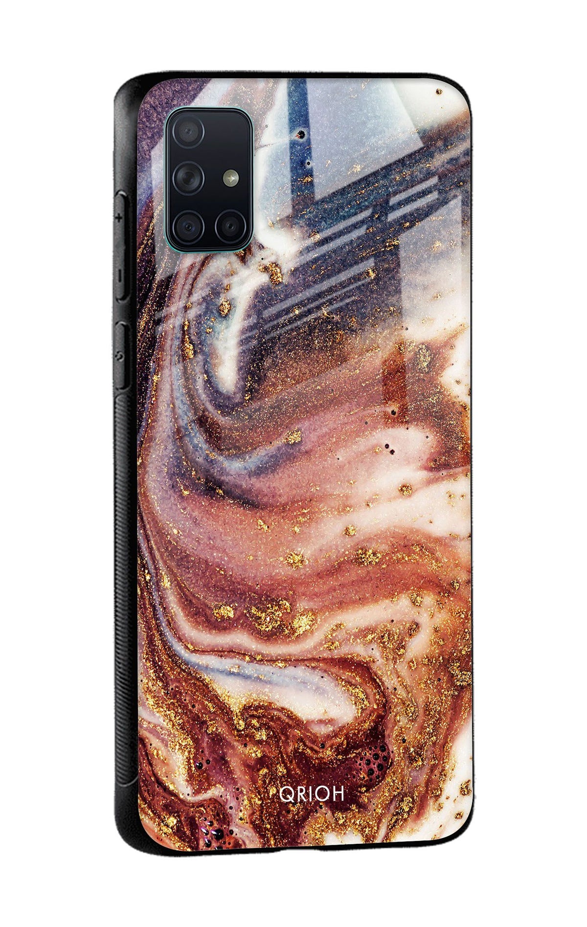 Exceptional Texture Glass Case for Samsung Galaxy A71