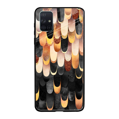 Bronze Abstract Samsung Galaxy A71 Glass Cases & Covers Online