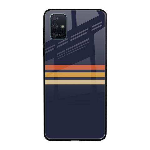 Tricolor Stripes Samsung Galaxy A71 Glass Cases & Covers Online