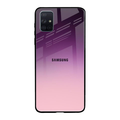 Purple Gradient Samsung Galaxy A71 Glass Back Cover Online