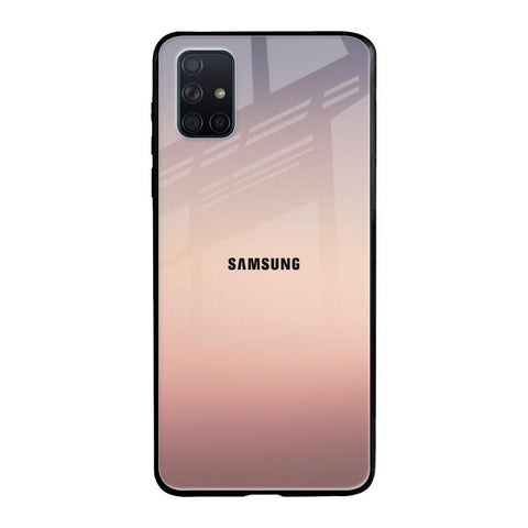 Golden Mauve Samsung Galaxy A71 Glass Back Cover Online