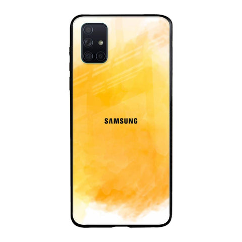 Rustic Orange Samsung Galaxy A71 Glass Back Cover Online