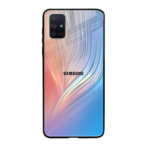 Mystic Aurora Samsung Galaxy A71 Glass Back Cover Online