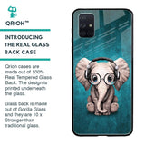Adorable Baby Elephant Glass Case For Samsung Galaxy A71