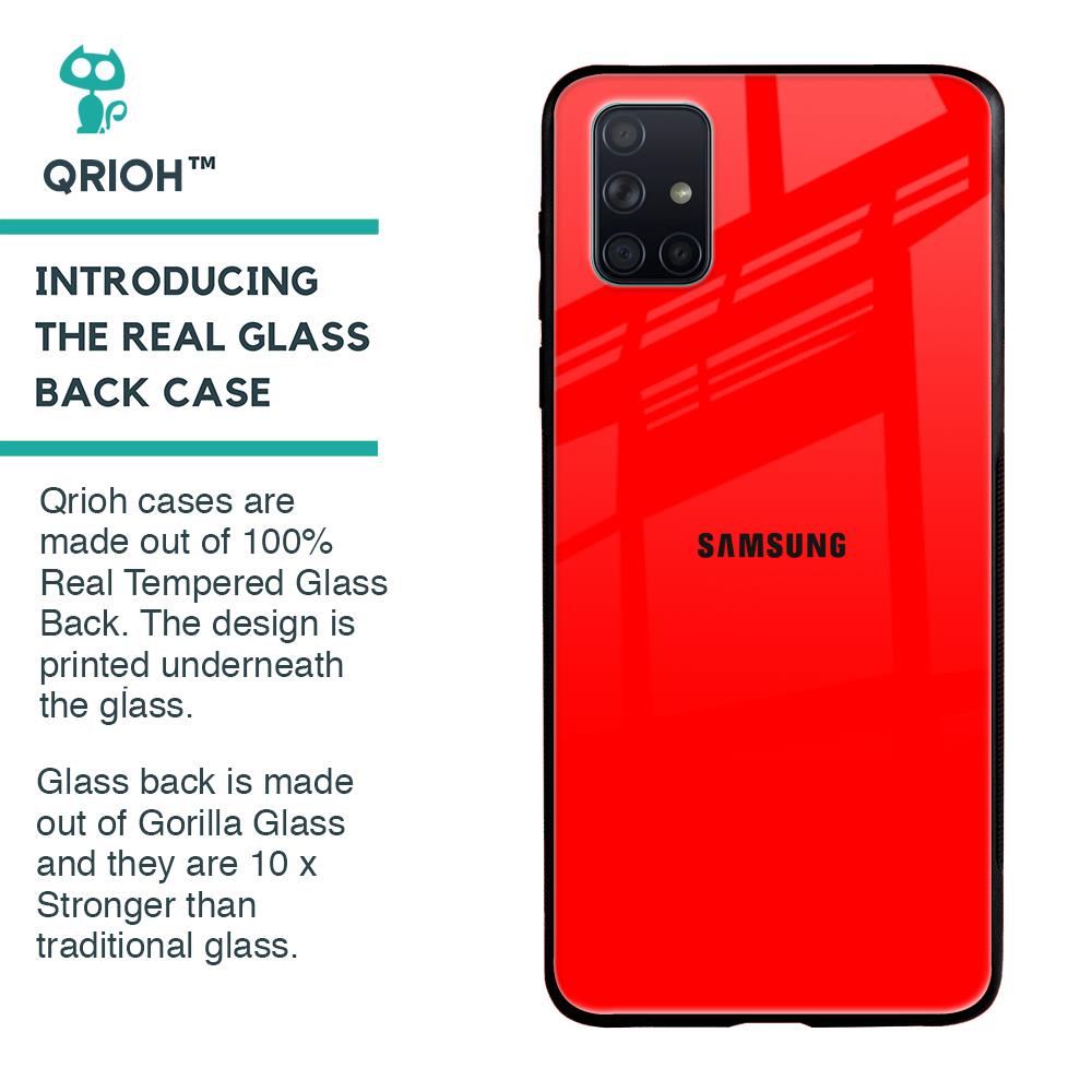 Blood Red Glass Case for Samsung Galaxy A71