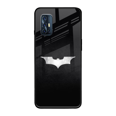 Super Hero Logo Vivo V17 Glass Back Cover Online